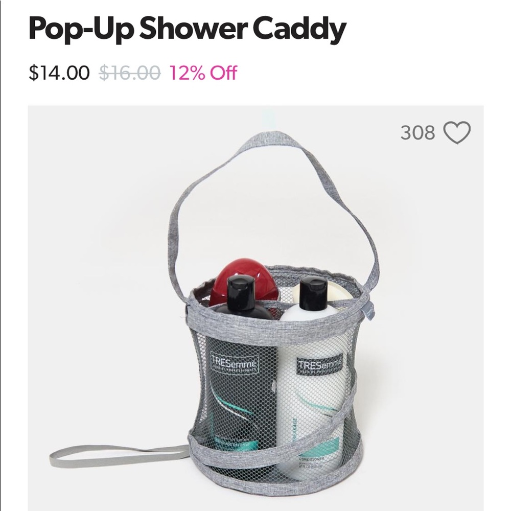Dormify Pop-Up Shower Caddy